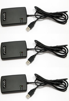 Lecteur de cartes de contrôle d'accès YIAN CR100-MFBR 13,56 MHz ISO14443A HF RFID en matériau ABS pour support