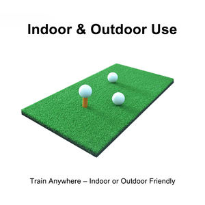 Tapis de frappe de golf pour la pratique en intérieur et en extérieur, tapis en gazon hautement élastique pour l'entraînement au swing et au chipping, simulateurs de golf de garage - Product Image 5