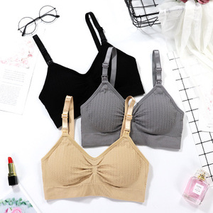 Offre Spéciale Femmes Sans Couture Soutiens-<span class=keywords><strong>gorge</strong></span> D'<span class=keywords><strong>allaitement</strong></span> Respirant Maternité <span class=keywords><strong>Soutien</strong></span>-<span class=keywords><strong>Gorge</strong></span> D'<span class=keywords><strong>allaitement</strong></span> Avec D'alimentation Flip - Product Image 2