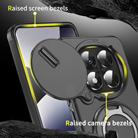 360 ° Coque de téléphone avec béquille rotative pour Xiaomi Redmi Note 15 14 13 Pro Plus, coque de téléphone résistante aux chocs et robuste