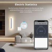 Zemismart Tuya Wifi Smart Light Disjoncteurs de télécommande Module de commutation relais avec surveillance de l'alimentation Domotique Alexa Voice