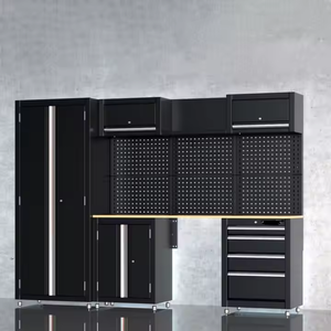 ארון רולר חובה כבדה עם סט כלי אחסון ניידים עבור מוסכים, מעבדות וסדנאות מקצועיות - Product Image 6