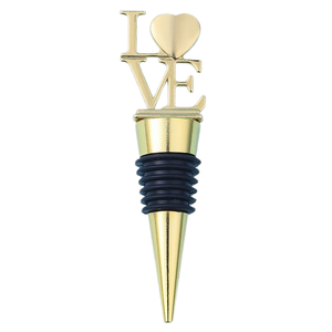 Love Metal <b>Wine</b> <b>Stopper</b> with Custom Logo for Wedding Festival & Birthday Parties-Keeps <b>Wine</b> Fresh - Product Image 1
