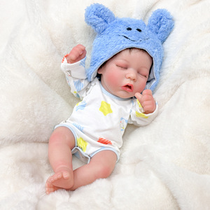 Muñeca de simulación de bebé gemelo de 12 pulgadas, novedad 2026, muñeca recién nacida de vinilo suave con piel pintada a mano, venta al por mayor - Product Image 3