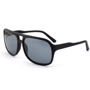 Gafas de Sol Polarizadas Hechas a Mano con Armazón de Acetato de Doble <span class=keywords><strong>Puente</strong></span>, Retro, Unisex, OEM, Personalizadas, de Alta Calidad, Fabricante, Venta al por Mayor - Product Image 1