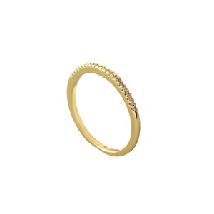 Anel de Casamento Elegante e Versátil em Ouro <span class=keywords><strong>18K</strong></span> com Pérola e Diamante Natural, Design Minimalista para Casais - Product Image 5