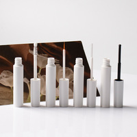 Tube d'eye-liner liquide en plastique ABS 4.5ml personnalisé Eyeliner court étanche en rose blanc noir-pour les cosmétiques