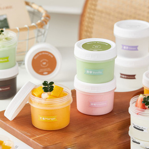 <span class=keywords><strong>2025</strong></span> mới sang trọng sữa chua kem Frosted nhựa PP 100ml cấp thực phẩm PP dùng một lần thạch bánh pudding <span class=keywords><strong>container</strong></span> <span class=keywords><strong>Mini</strong></span> cốc nhựa - Product Image 3