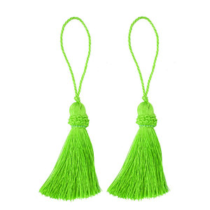 Borlas personalizadas para prendas de exterior en oferta, borlas de hilo de oro personalizadas en color dorado, venta al por mayor. - Product Image 1