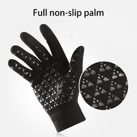 Gants d'hiver pour hommes DZ32, couleur unie, à doigts entiers, compatibles écran tactile, écologiques, coupe-vent, pour le cyclisme et l'usage quotidien en extérieur