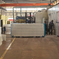 Panel Sandwich PU untuk Gudang, Tahan Api B1, Panel Logam