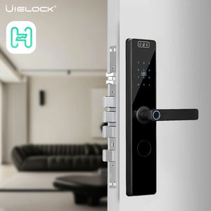 Serrure de porte intelligente à empreintes digitales D1-8, synchronisation <span class=keywords><strong>Web</strong></span> et application, fonctionnement semi-automatique, serrure électronique - Product Image 1