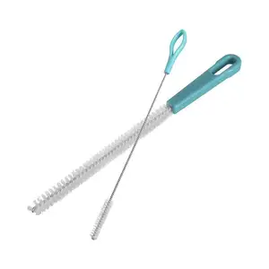 home cleaning tools, washing lotus root brush, multifunctional stainless steel bottle tea pot straw cleaning brush