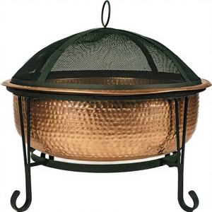 High Demand Handcrafted Modern Indian Copper Fire Pit Outdoor Natural <b>Gas</b> <b>Portable</b> 9999 BTU Warmth Garden Relaxation Patio - Product Image 1