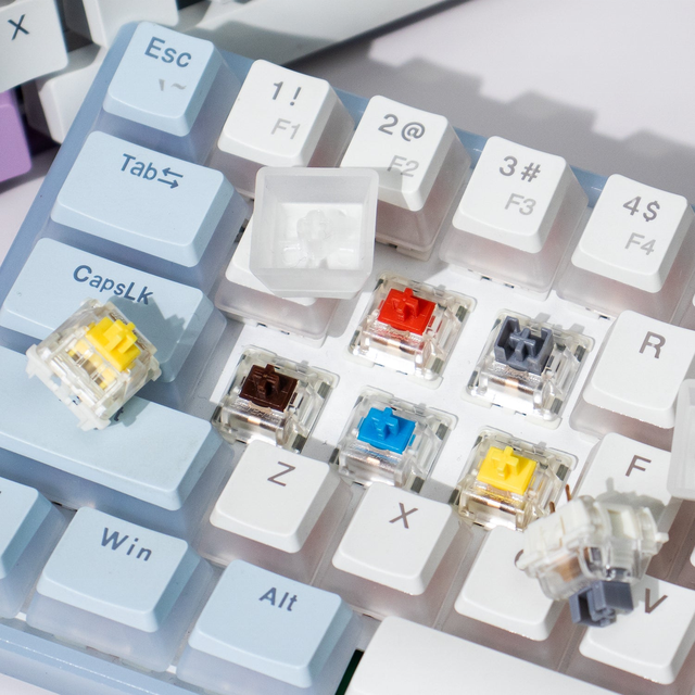 XVX Switch Gateron G Pro Switch Set (35pcs/Pack) Custom Mechanical Keyboard DIY Blue Switches Linear Switch for PC