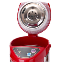 Vente chaude 800W Smart Electric Kettle 6.8L Anti-Séchage En Acier Inoxydable 360 Degrés Pivotant Base Portable Bouilloire Colorée
