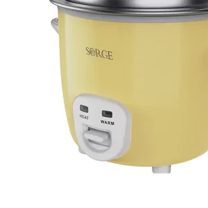 Small Size Drum Type 304 Stainless Steel Rice Cooker With Steamer