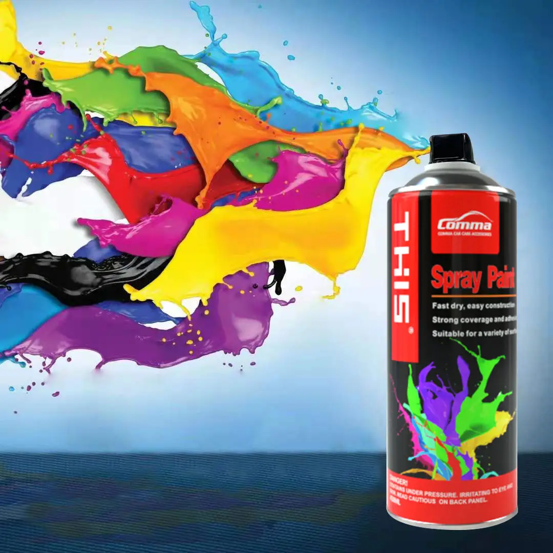 Dekorative möbel kunst wandbild fluoreszierende glitter öl auto spray innen straße kennzeichnung graffiti acryl farbe reifen glitter spray