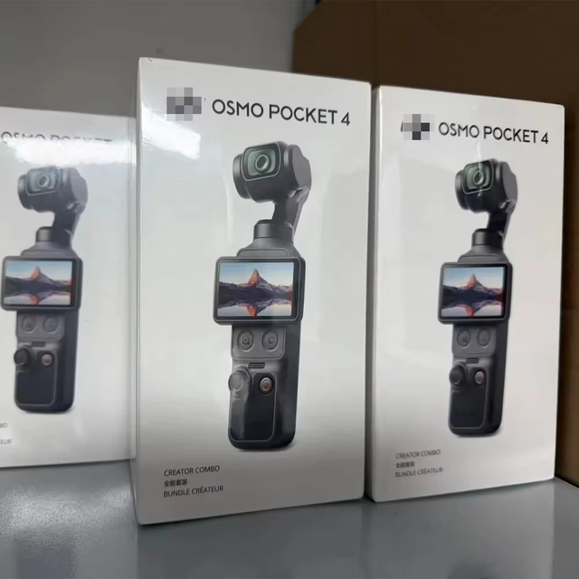 Original Osmo Pocket 4 Vlogging Camera 1-inch CMOS, Video Face Tracking, 3-Axis Stabilized 4K Handheld Gimbal