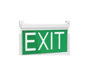 LEDTIMES Greece Italy German Spain hot sell Suspend surface installation LiFePO4 battery Fire Exit Sign Emergency Light