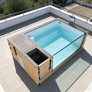 Piscine en conteneur, piscine en conteneur de transport, jacuzzi extérieur, piscine composite préfabriquée, piscines extérieures - Product Image 4