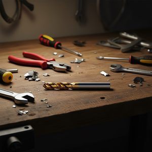 Foret hélicoïdal HSS-Co 2,3 mm, longueur 40 mm, revêtement TiN, auto-centrant, multi-usage - Product Image 3