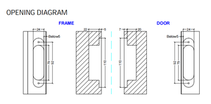 Высокое качество цинковый сплав дверной шарнир 3D Регулируемый скрытый шарнир для 40 кг 60 кг двери - Product Image 4