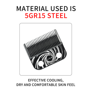 Lưỡi dao di động bằng thép DLC KooFex KF-0039 440C dành cho máy cắt tóc chuyên nghiệp, răng sâu, cắt chính xác, âm thanh nhẹ nhàng - Product Image 5