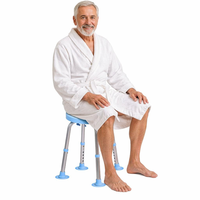 360 °   Chaise de douche pivotante, tabouret de bain rotatif pour personnes âgées, siège de douche antidérapant, robuste, capacité de 330 lb, banc de sécurité pour baignoire
