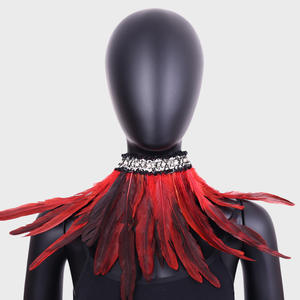 Kostum <span class=keywords><strong>Halloween</strong></span> SeaShell Cosplay Kerah Bulu Choker Syal Bulu Mutiara Gelang Aksesoris Set Kostum Cosplay - Product Image 1