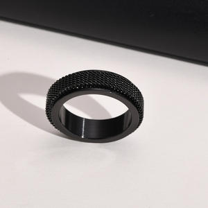 Minimalist ische Vintage vergoldete Ehering Ringe Unisex Edelstahl Herren Versprechen Finger Ring Sets benutzer definierte gravierte Jungen - Product Image 5