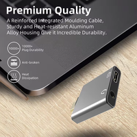 Concentrateur USB Type-C 1 à 2 avec coque multifonctionnelle en aluminium gris sidéral
