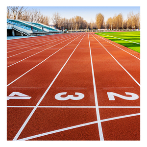 Tổng hợp thể thao tất cả nhựa chạy theo dõi đầy đủ Polyurethane bề mặt PU thể thao chạy theo dõi sân vận động cao su nhựa đường băng - Product Image 1