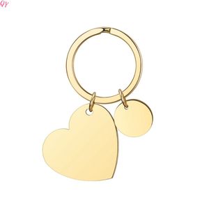 QQ Échantillon Gratuit Porte-clés Métalliques en Forme de Cœur Alliage Acier Inoxydable pour Sublimation avec Différentes Couleu - Product Image 1