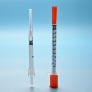 Jeringa de Insulina Desechable de Grado Médico de Alta Calidad de 1 ml para Inyección de Insulina para la <span class=keywords><strong>Diabetes</strong></span> - Product Image 1