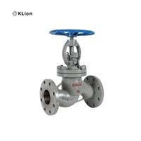 Vanne à soupape manuelle KLION RTS DN80 J41W ISO 3 pouces en acier inoxydable 304 WCB en acier moulé, à extrémités à brides, pour la coupure de l'huile, de l'eau et de la vapeur dans les pipelines