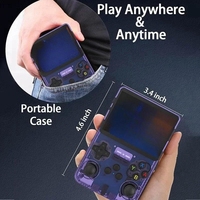 Console de jeu portable rétro R36S originale avec stick 3D pour écran IPS de 3,5 pouces, lecteur vidéo, joystick, cadeau, jouet de décompression