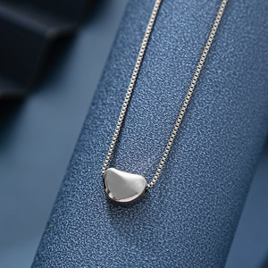 Daihe สร้อยคอรูปหัวใจสแตนเลสสตีลดีไซน์เรียบง่าย - Product Image 4