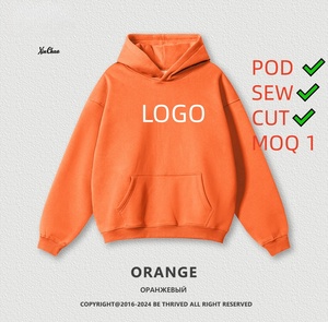Sweat à capuche unisexe personnalisable en polyester/coton, 28 couleurs, 350 grammes, excellent rapport qualité-prix pour le streetwear oversize - Product Image 4