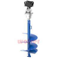 Nouvelle mini-pelle hydraulique de 1 à 100 tonnes, accessoires pour forage de trous, tarière hydraulique pour le sol