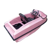 ArtPower EB01P Jet ski électrique 240 cm de long en ABS couleur rose 72V, mini bateau motorisé 50 km/h pour les aventures aquatiques