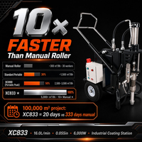 مسدس رش كهربائي عالي الضغط 3300PSI متعدد الوظائف للدهانات اللاتكس والطلاء والمعجون والملاط بجهد 380 فولت للبيع بالجملة