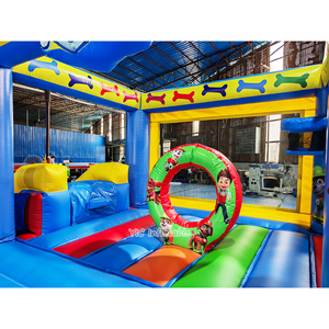 Château gonflable Paw avec toboggan, qualité commerciale, pour enfants, idéal pour la location événementielle - Product Image 6