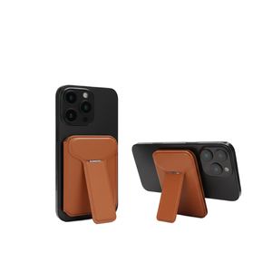 Soporte Magnético para Teléfono con Botón Magsafe y Tarjetero de PU, Imán N52, Envío Inmediato - Product Image 1