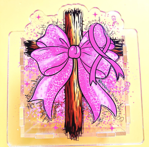 Contenitore Portapenne Religioso a Forma di Infermiera, Carino e Trasparente in Plastica con Portapenne in Acrilico per Scrivania - Product Image 4