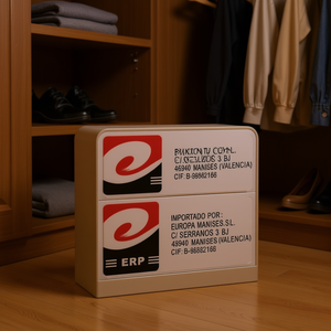 Organiseur de rangement à quatre niveaux ERP pour vêtements, pour l'organisation de la garde-robe - Product Image 2