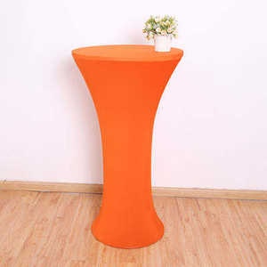 Juego de manteles redondos reutilizables decorados con LICRA para bodas, cenas y banquetes al aire libre - Product Image 4