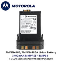 Motorola PMNN4486 PMNN4486A IMPRES IPX-8 Baterai Lithium-ion Isi Ulang Tahan Air untuk Radio APX6000 APX7000 APX8000 SRX2200