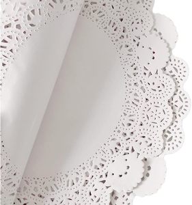 Napperons en papier dentelle de 4, 6, 8, 10, 12 pouces en gros pour décoration de table de mariage et fournitures de fête, pour la pâtisserie - Product Image 4