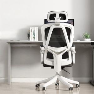 Chaise de <span class=keywords><strong>bureau</strong></span> ergonomique moderne en maille respirante, dossier élévateur rotatif, chaise d'ordinateur, chaise à dossier haut avec accoudoirs articulés - Product Image 6